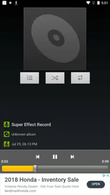 Default Music Player android App screenshot 3